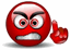 red angry
